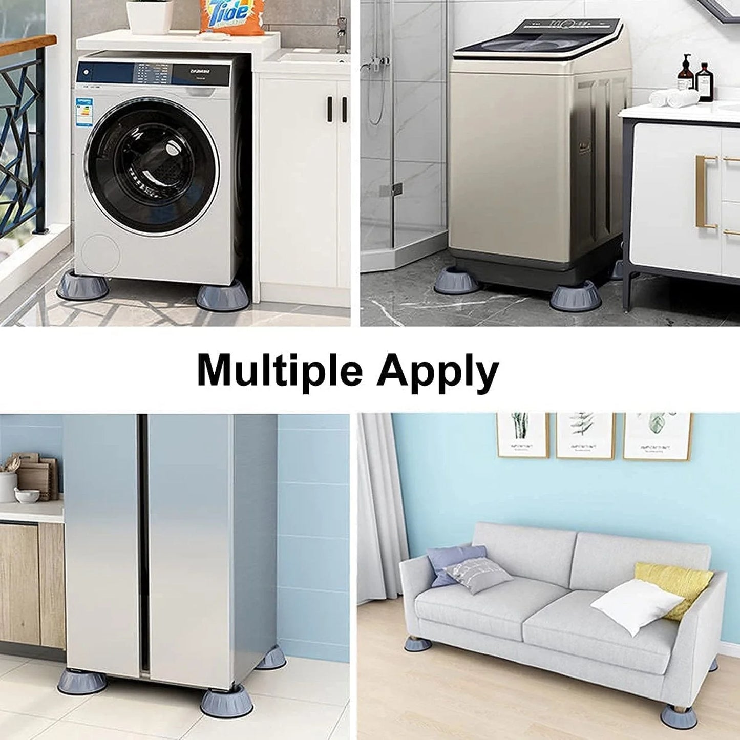 UK-0121 Anti Vibration Pads for Washing Machine/Fridge/Home Furniture