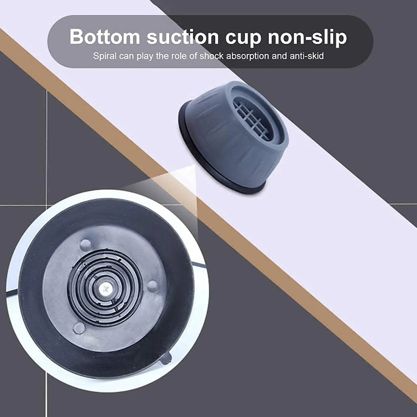 UK-0121 Anti Vibration Pads for Washing Machine/Fridge/Home Furniture