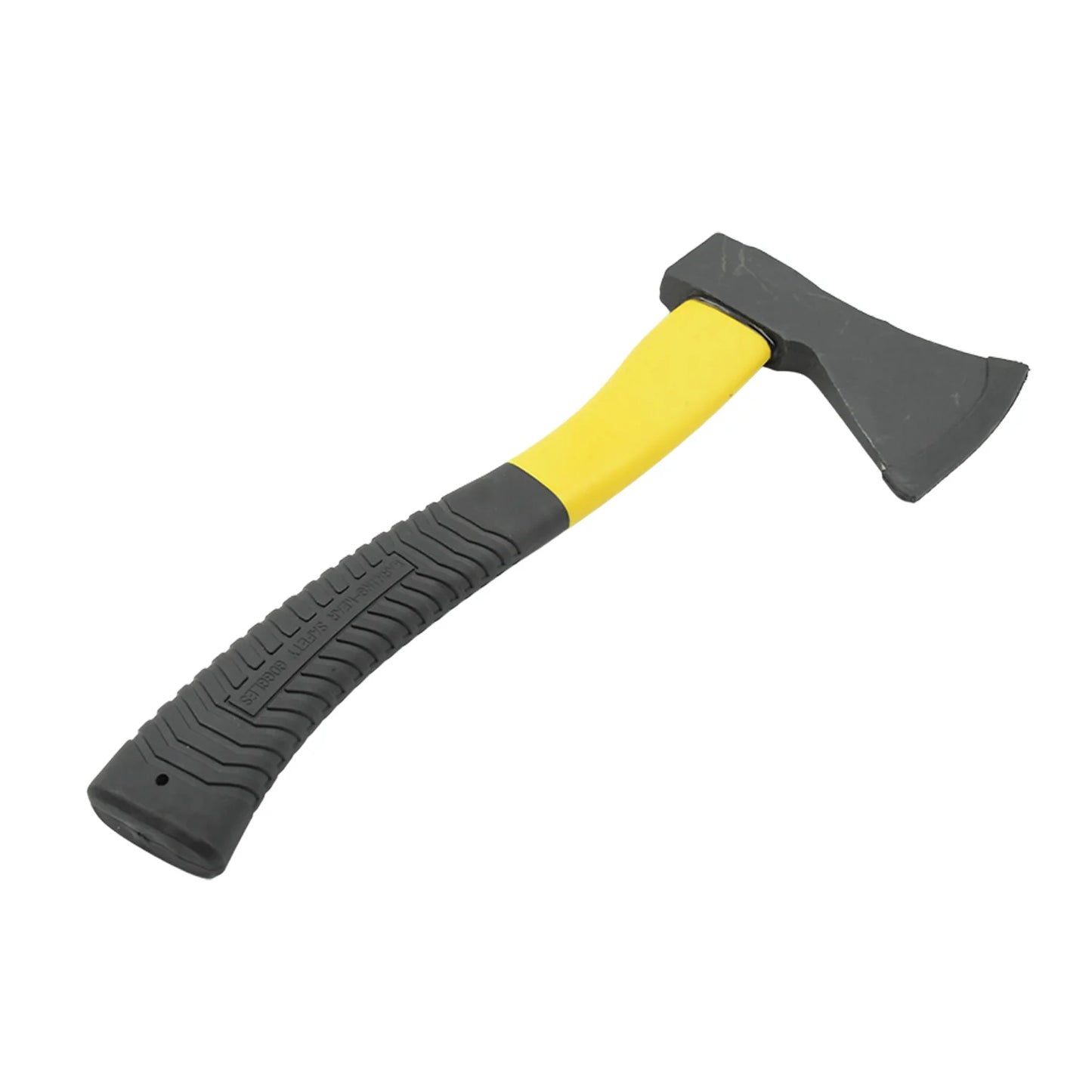 UK-0136 Hatchet Axe Gardening Tools Fiberglass Body Rubberized Handle Wood Cutting Axe, Camping Axe, Safety Axe