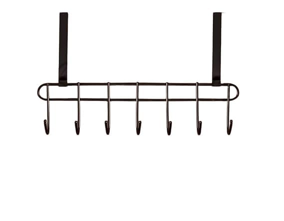 UK-0768 Alloy Adjustable Steel Functional Steel Over The Door Hook Hanger Organizer | Wall Hook Rack | for Hanging Clothes