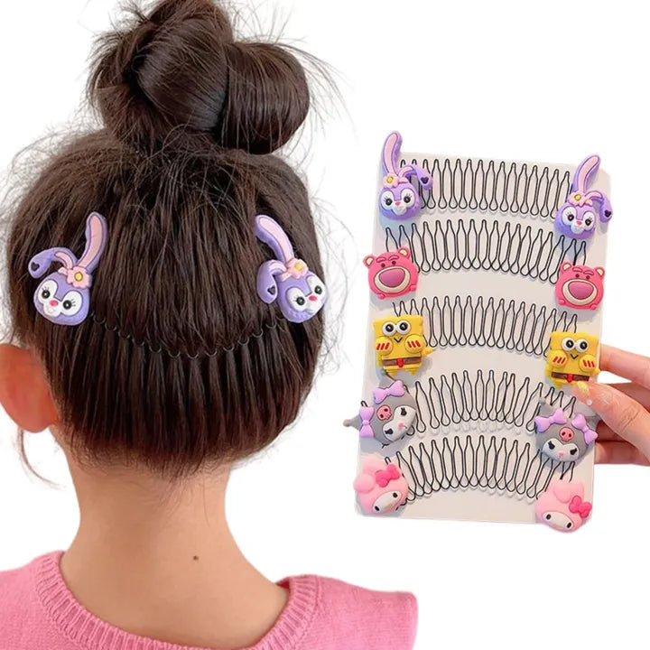 UK-0417 Hair Comb spring Hair Accessories Twist Hair Pin for Parties Daily Working girl