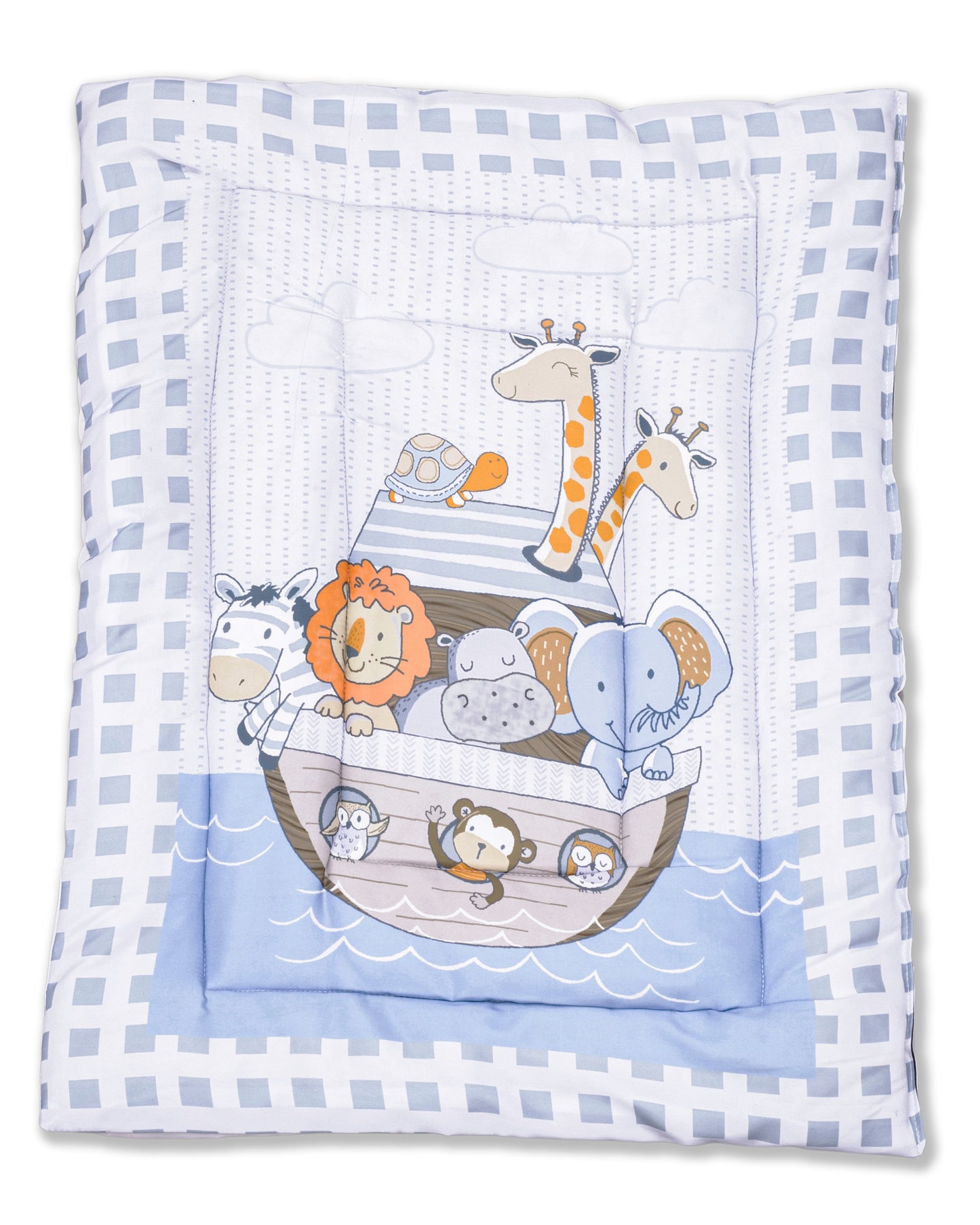 UK-0351 Newborn Baby Cotton Baby Bed | Godari | Cradle Bed | Crib Sheet | Changing Mat Baby Godadi | Godari | Bedding Set (PREMIUM)
