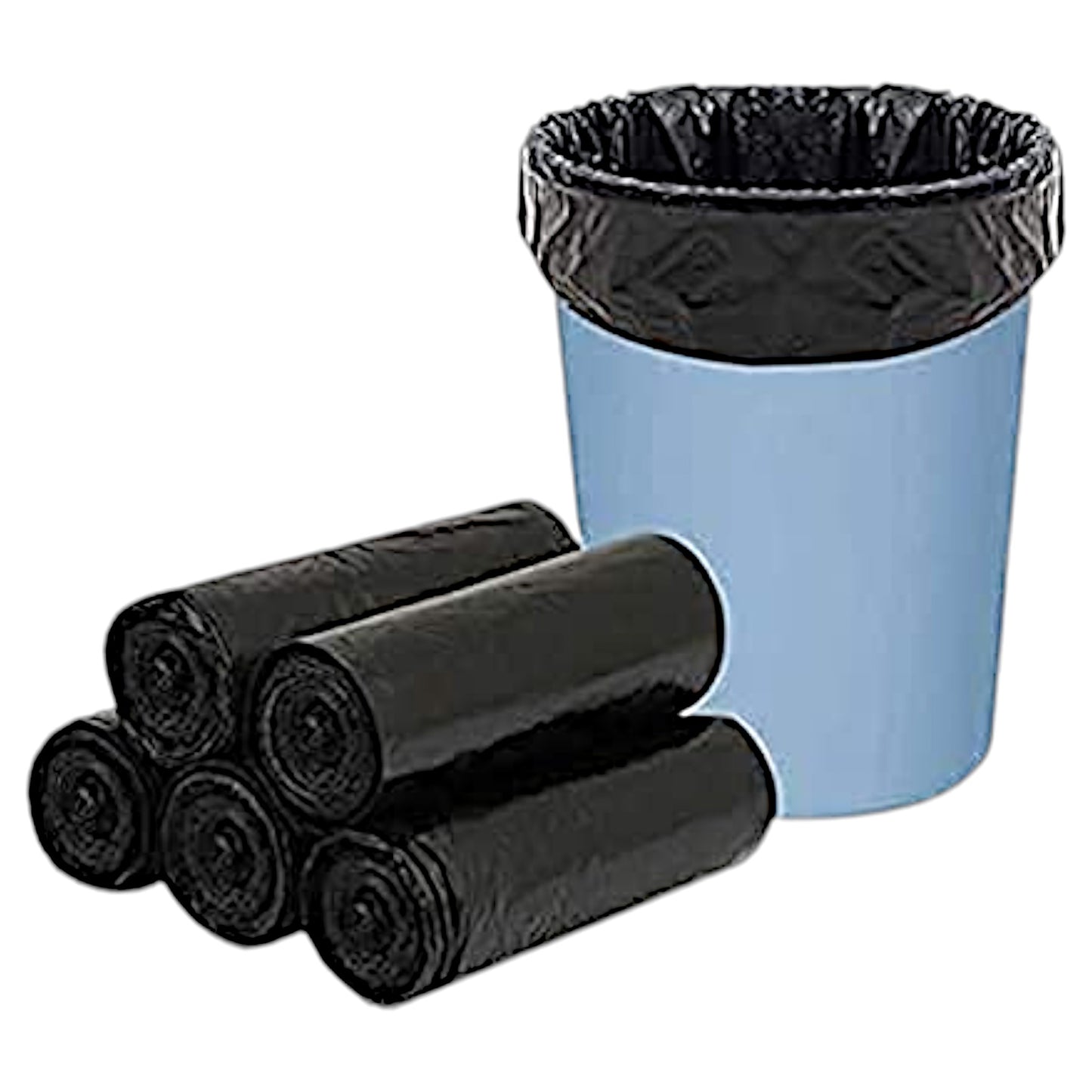 UK-0699 Clean Pride Garbage Bags 19 x 21 inches. With Easy Tie String