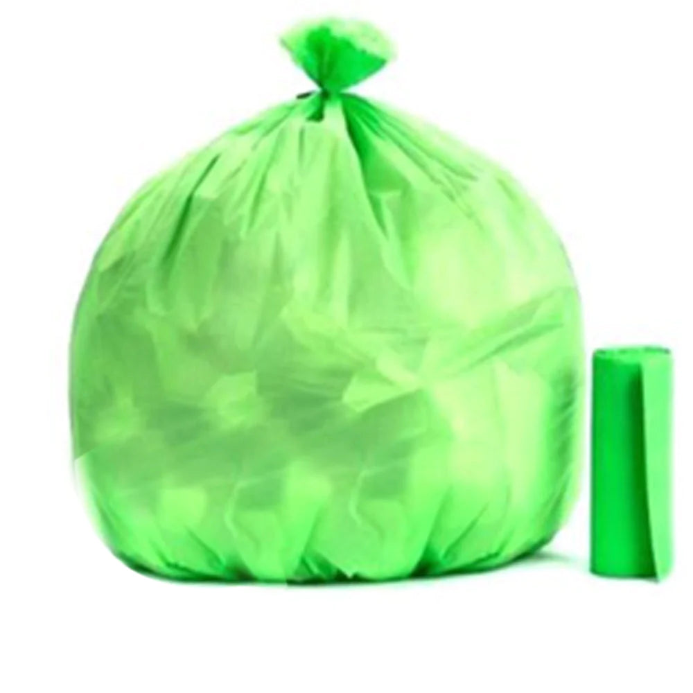 UK-0126 Garbage Bags For Dustbin | Trash Bags For Home/Office & Kitchen | Virgin Raw Material, Green, 19X21 Inch