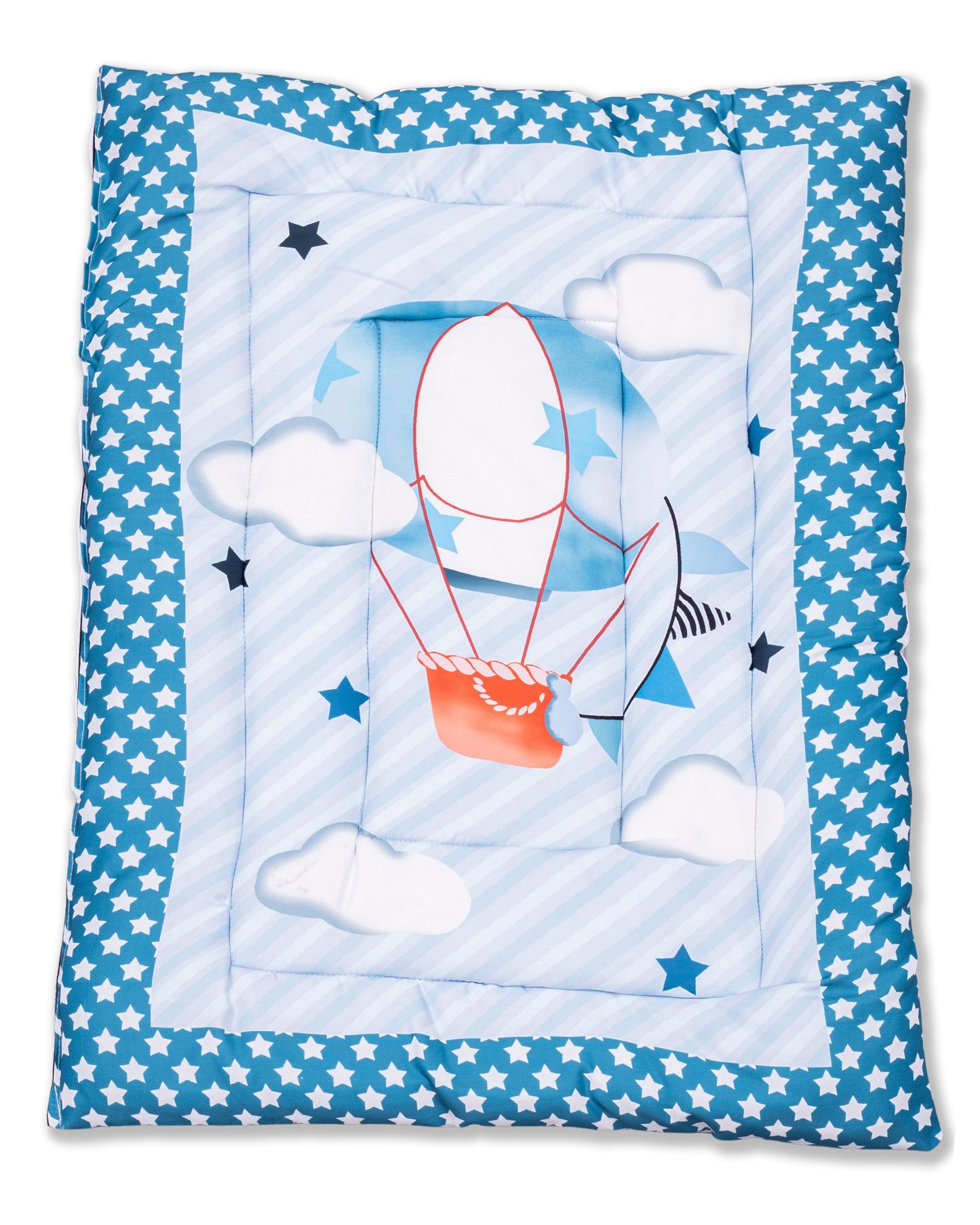 UK-0351 Newborn Baby Cotton Baby Bed | Godari | Cradle Bed | Crib Sheet | Changing Mat Baby Godadi | Godari | Bedding Set (PREMIUM)
