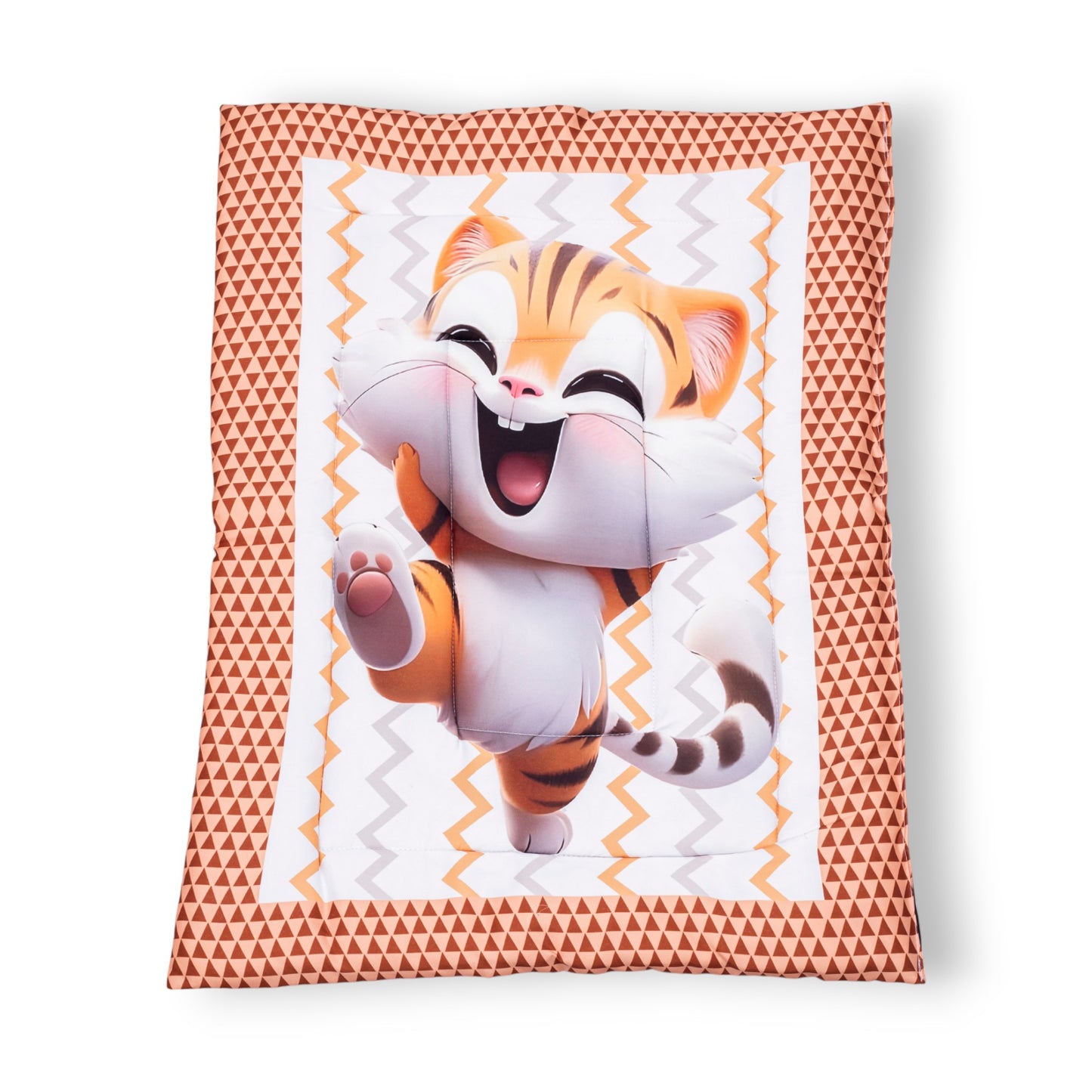 UK-0351 Newborn Baby Cotton Baby Bed | Godari | Cradle Bed | Crib Sheet | Changing Mat Baby Godadi | Godari | Bedding Set (PREMIUM)