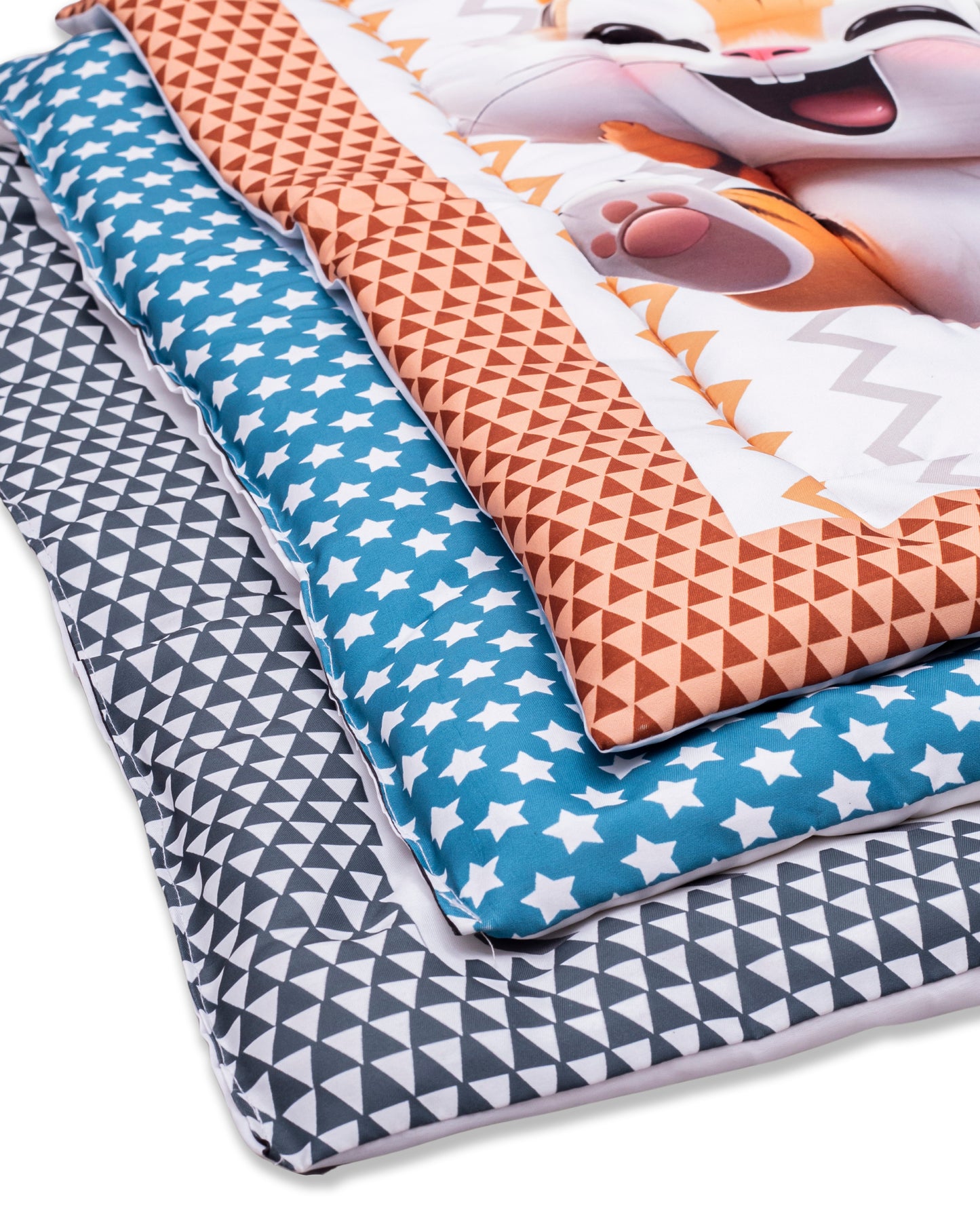 UK-0351 Newborn Baby Cotton Baby Bed | Godari | Cradle Bed | Crib Sheet | Changing Mat Baby Godadi | Godari | Bedding Set (PREMIUM)