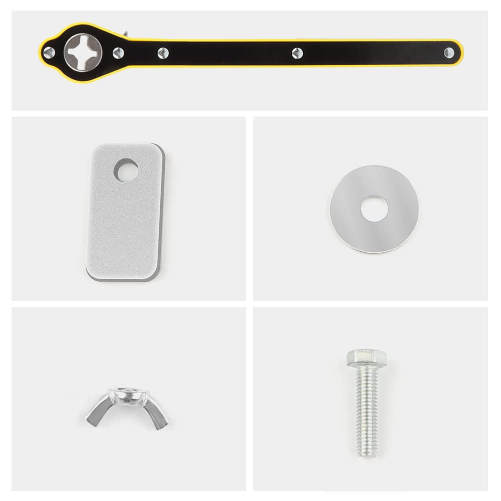 UK-1054 Auto 360 Degrees Swivel Car Jack, Handle Scissor Jack, Garage Tire Wheel Lug Wrench, Lift Speed Handle Tool