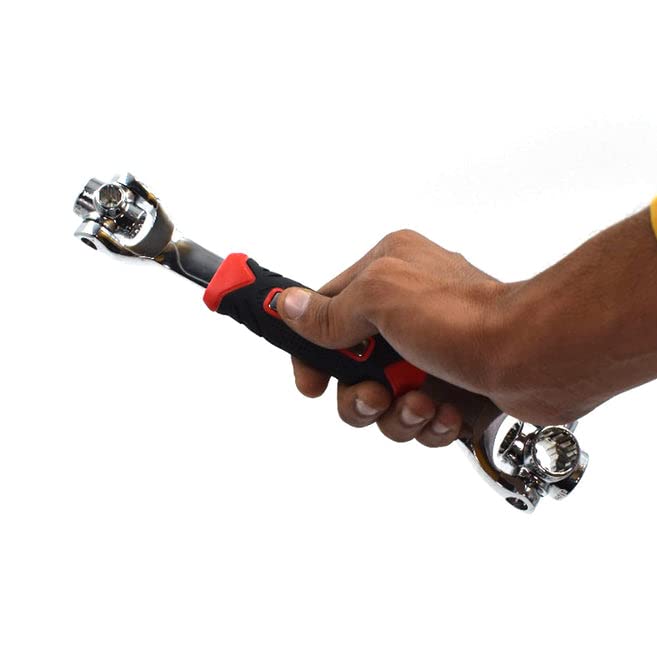 UK-0104 48 in 1 Socket Point Universal Car Repair 360 Degree Fixed Square, Hex, Torx Hand Tool Wrench