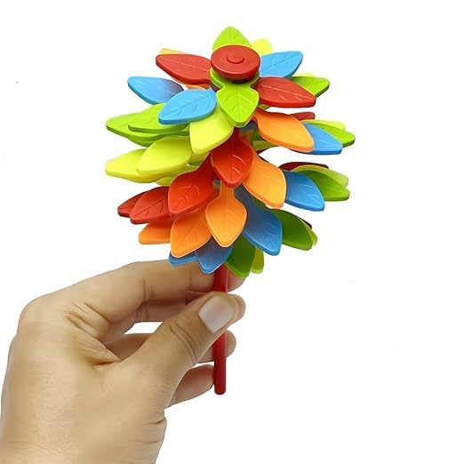 UK-0716 Candy Flower Toy for Kids | Spin Toy with Fun Stress Relief Toy | Best Return Gift | Gift for Boys and Girls