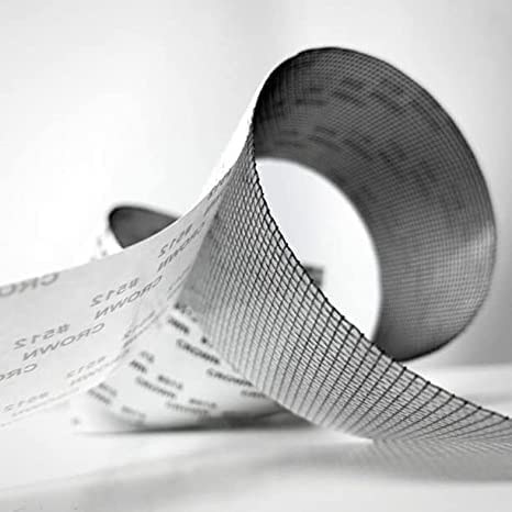UK-0735 Fibreglass Tape Repair Kits, Strong Selfadhesive Screen Tapes Patch,Spider Catcher Covering Mesh Size : 2" × 6'.5"