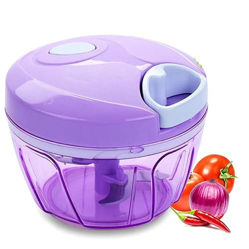 UK-0736 Handy Vegetables & Fruit Chopper with 3 Blades 550ml
