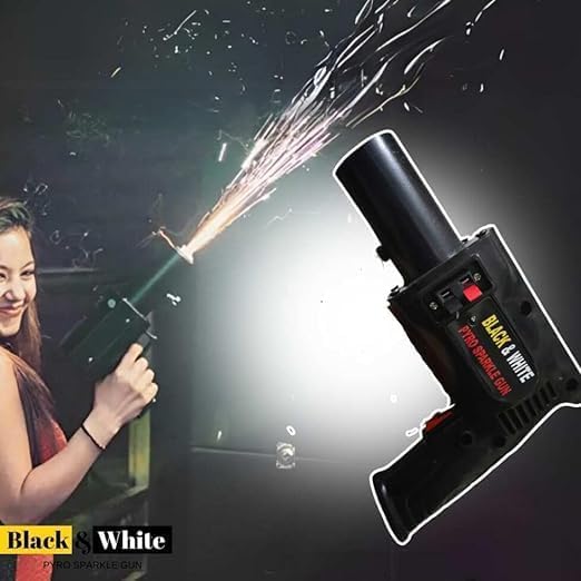 UK-0682 Handheld Sparkler Pyro Gun/Party Gun, Cold pyro Gun for Private Parties, Functions, Pubs, Events, Wedding Party and All Kind of Celebrations