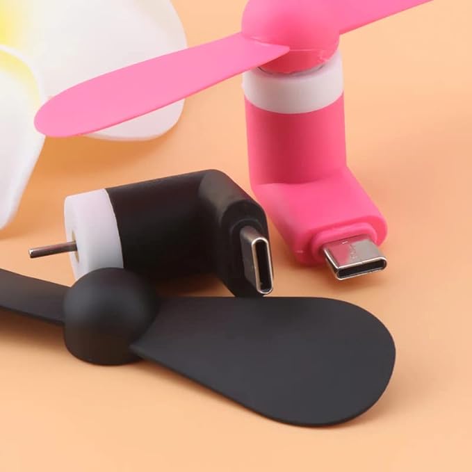 UK-0939 Portable Mini USB Type-C Fan for Mobile Phone and Power Bank