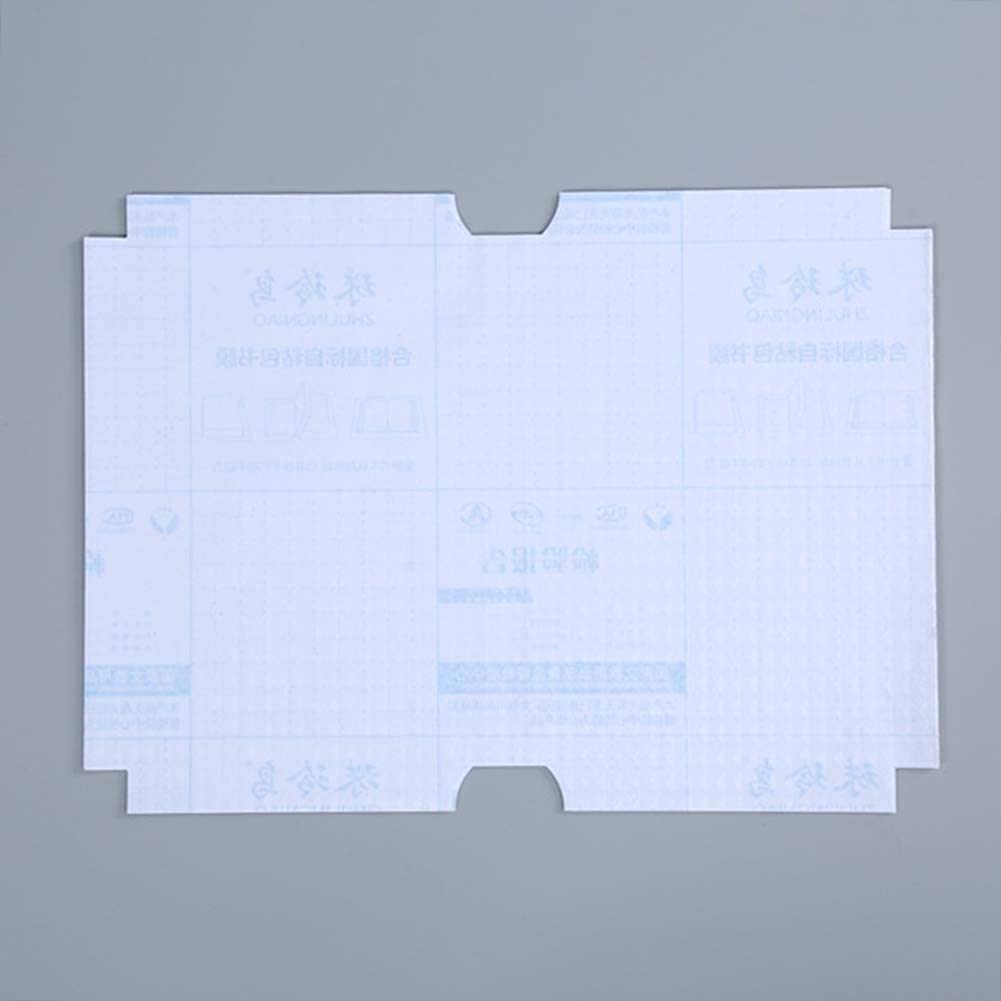 UK-0349 30pcs Book Covers Waterproof Plastic Clear Paper Sticker Book Cover Film for Textbooks Hardcover Protective Thick Sticky Transparent Cover for Students School Office Self-Adhesive A4 Book Cover