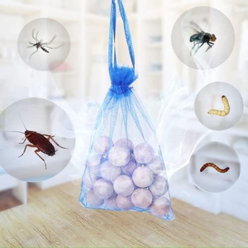 UK-0888 Naphthalene Balls for Clothes / Bathroom / Wardrobe / Moth, Protect Clothes 100% Safe / Stain-Free / Germs Free - ( 115 gm )