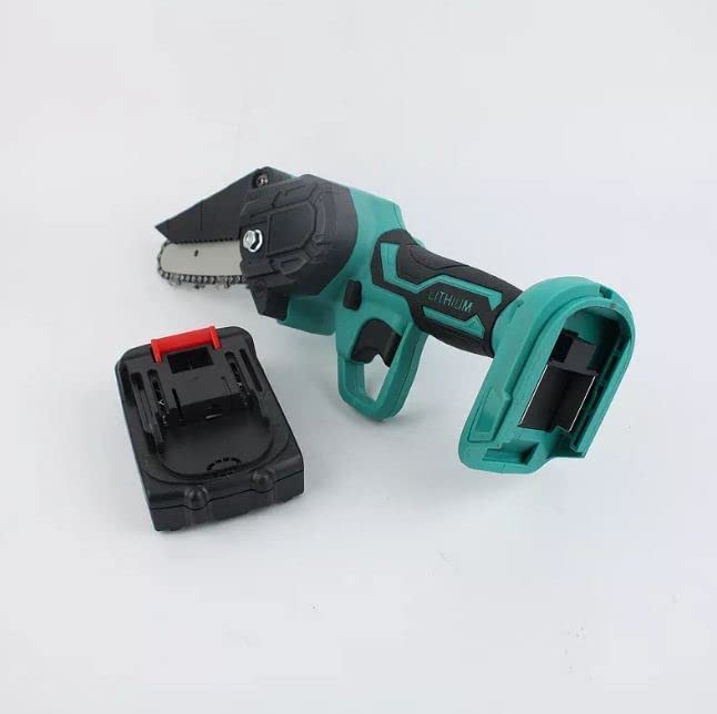 UK-0793 Cordless Electric Chainsaw WITH BATTERIES Handheld Pruning Chain Saw for Wood Plastic & Etc. Cutter Cordless Chainsaw