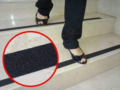 UK-0899 Anti Slip Tape, Waterproof Non Skid Grip Tape Sticker for Indoor Outdoor Stairs Steps - 25 mm x 5 meter