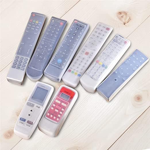 UK-0757 3 Pcs Silicone TV Remote Cover and AC Remote Control Dust Cover