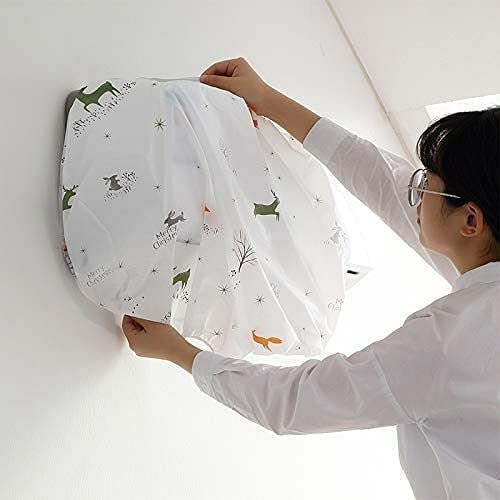 UK-0668 Air Conditioner Cover for 1.5 & 2 Ton Split AC Dustproof Waterproof Stretchable AC Cover with Elastic For All Company