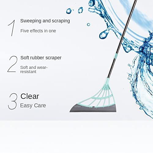 UK-0710 Magic Broom Wipe Squeeze Silicone Mop,Multifunction Magic Broom, Bathroom Wiper Broom, Multi Magic Wiper Window and Floor Cleaner
