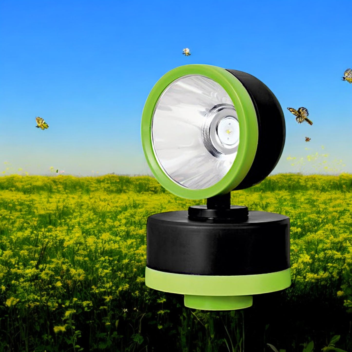 UK-0879 Divadandi Light for Farm, Lights Rechargable,ROTATING LIGHT(BL-5151) 5200Mah