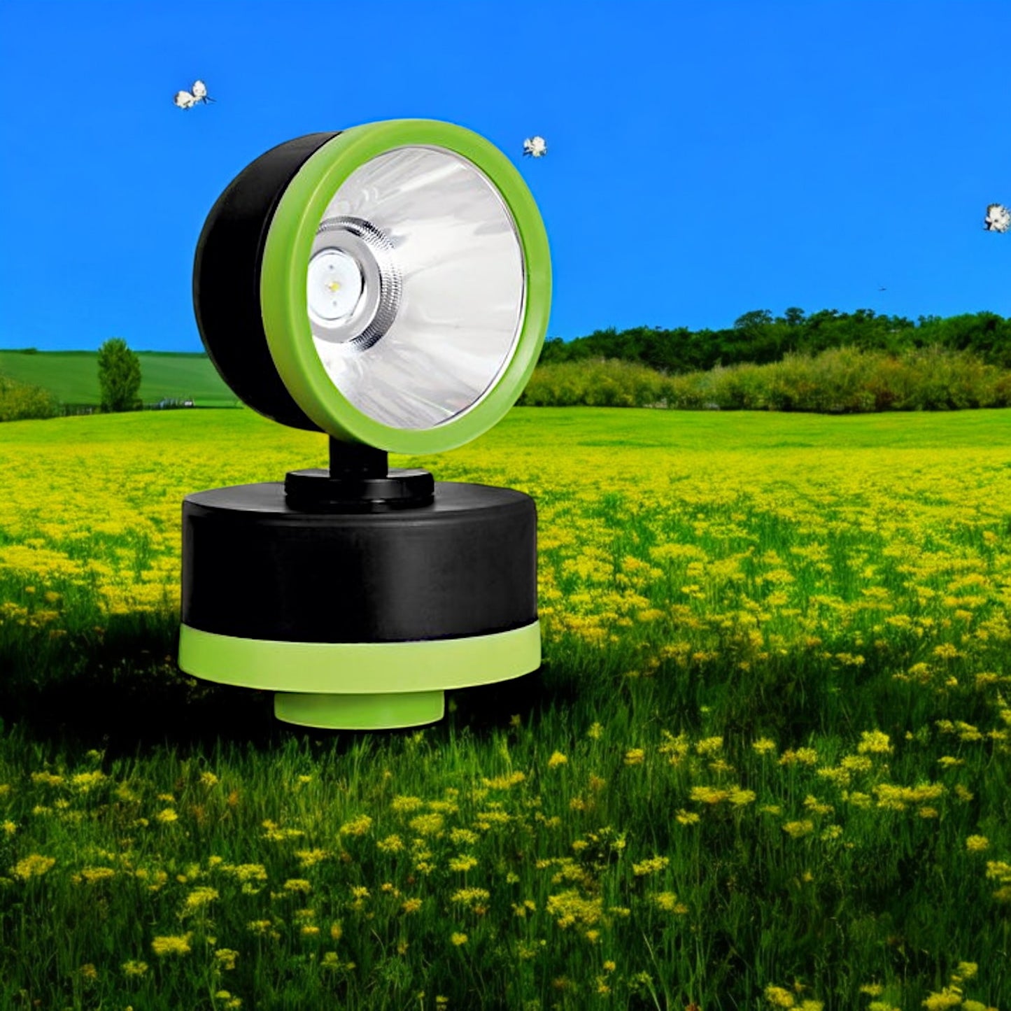 UK-0879 Divadandi Light for Farm, Lights Rechargable,ROTATING LIGHT(BL-5151) 5200Mah