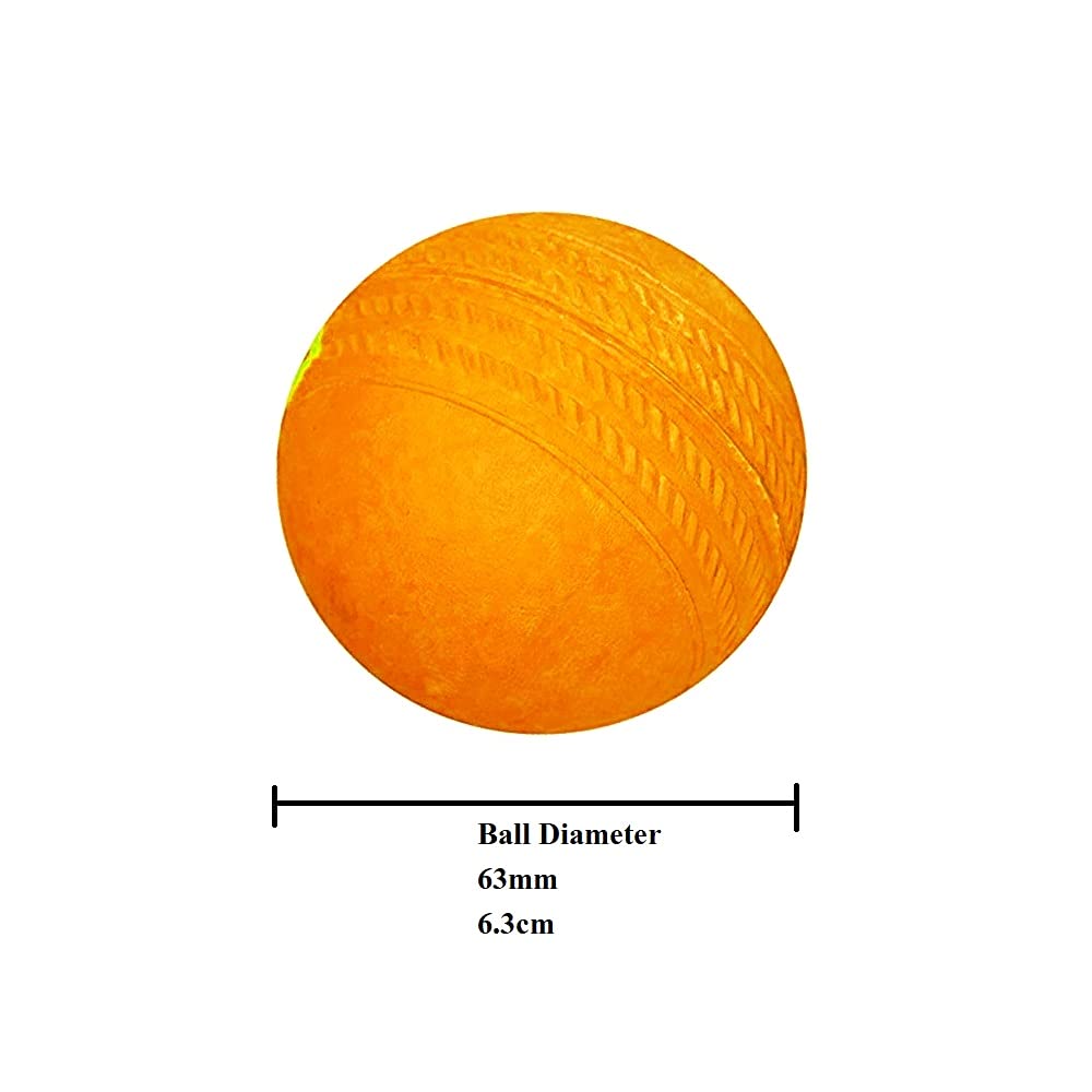 UK-0820 Rubber Cricket Ball Multi Color