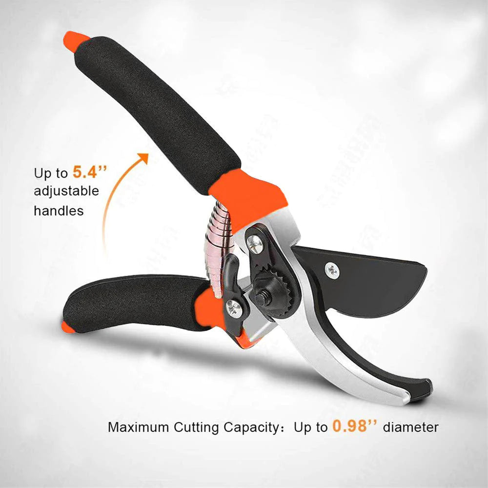 UK-0137 Garden Shears Sharp Cutter Pruners Scissor, Pruning Seeds with Grip-Handle Flower Cutter