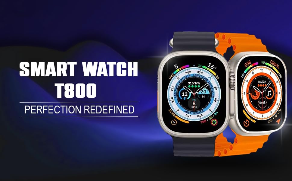 UK-0120 Smart Watch T800 Ultra Series 8 49mm Men Women Smartwatch Bluetooth Call , Sports for iOS Android Phone t800 Ultra Smart Watch Strap