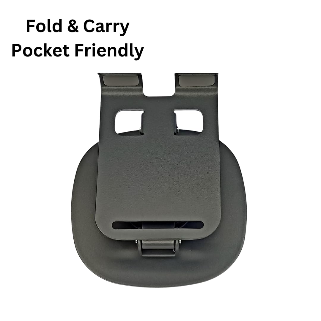 UK-0869 360° Metal Mobile Stand | Angle Adjustable Desk Phone Holder | Sturdy Anti Slip Base