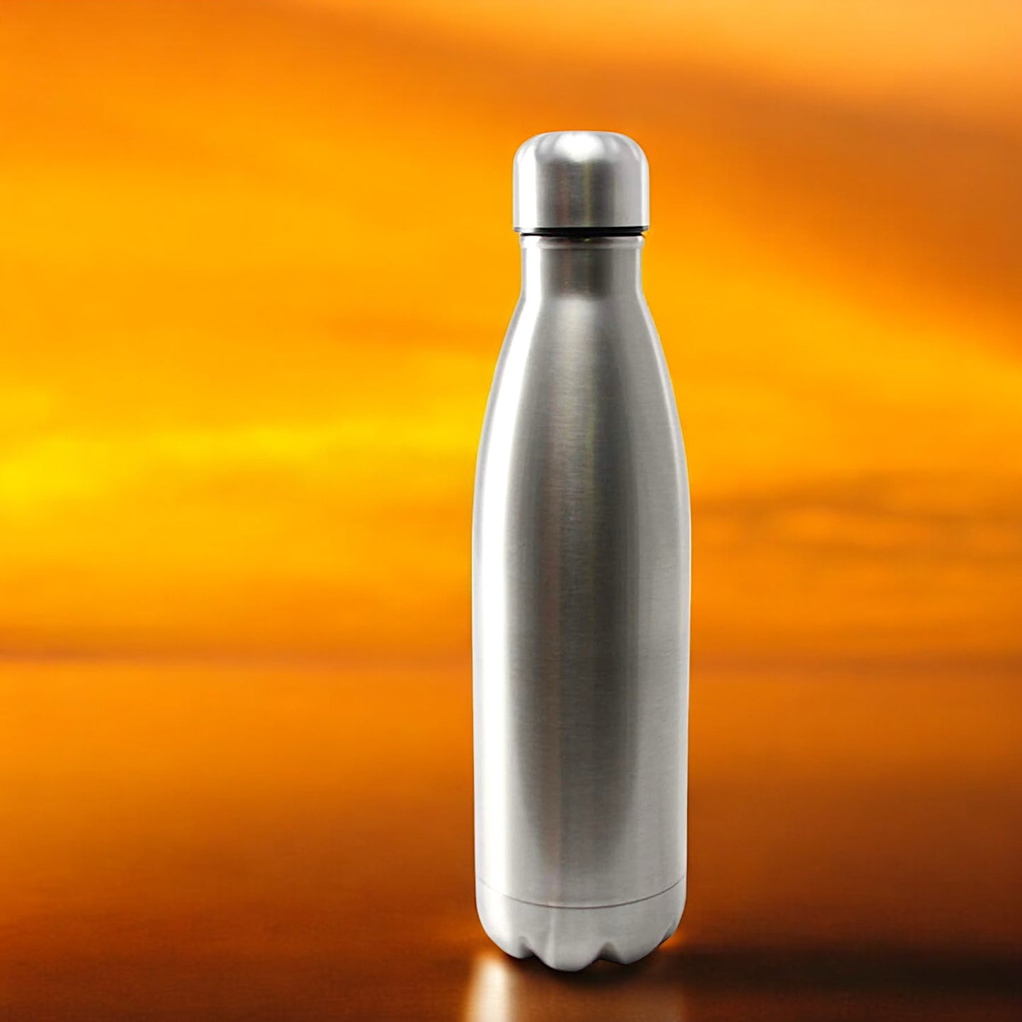 UK-0801 Stanless Steel Water Bottle, Silver | Leak Proof | Office Bottle 1000 ML