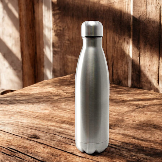 UK-0801  Stanless Steel Water Bottle, Silver | Leak Proof | Office Bottle 1000 ML