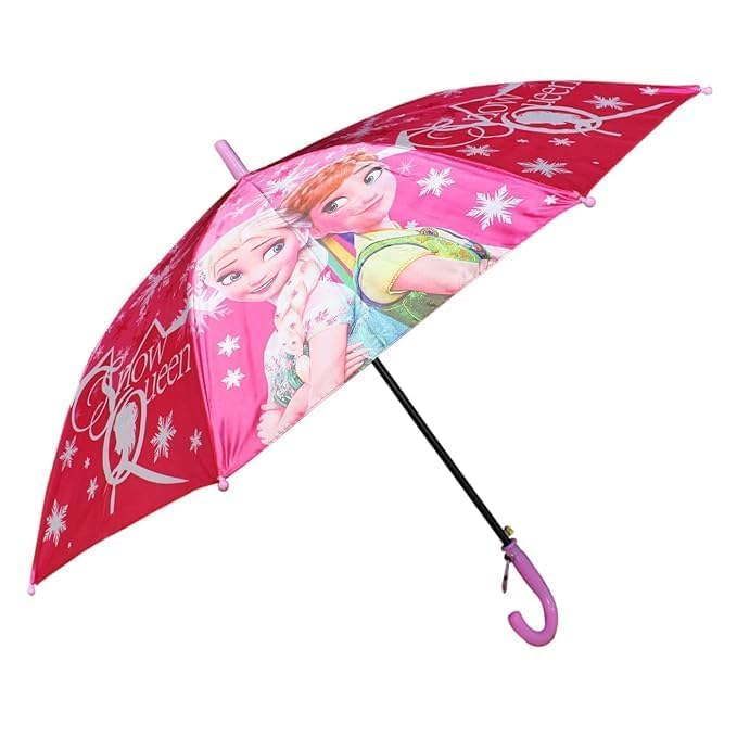UK-0892 Kids Umbrellas for Rain Umbrella,Windproof Umbrella for Kids Boys and Girls, Cartoon Theme Chaata for Kids Girl Princess Chaata Random Color