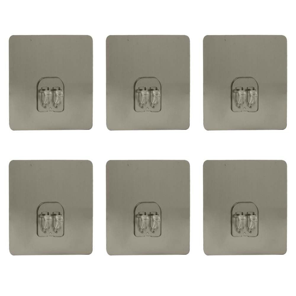 UK-0887 Self Adhesive Wall Hook Seamless Stickers Wall-Mounted Super Strong PVC Waterproof Big Adhesive Heavy Duty Magic Sticky
