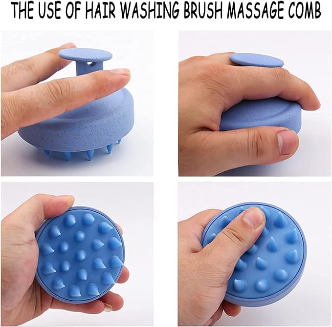 UK-0583 Scalp Massager & Shampoo Brush - Eco-Friendly Hair Care Tool
