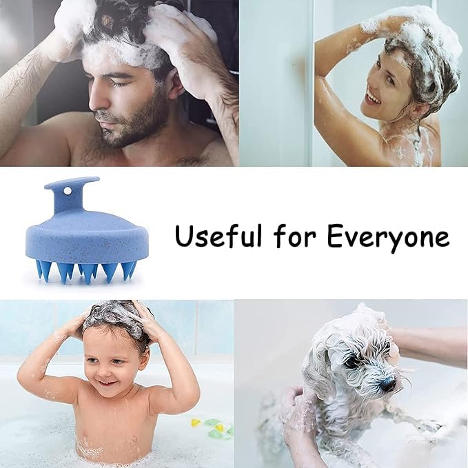 UK-0583 Scalp Massager & Shampoo Brush - Eco-Friendly Hair Care Tool