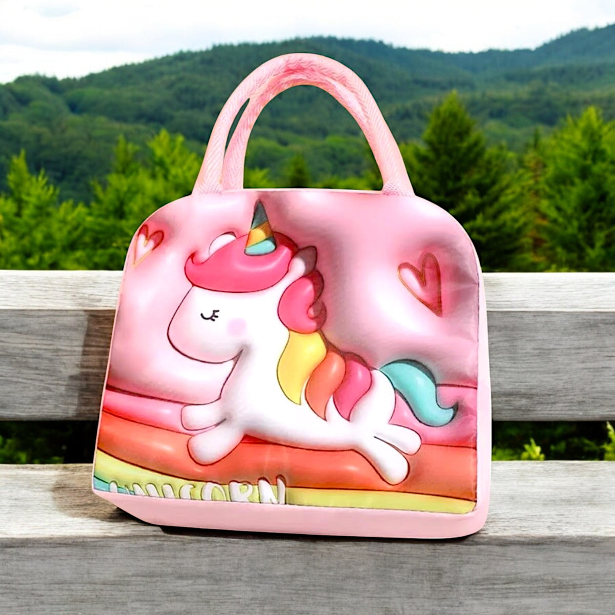 UK-0358 Lunch Bag for Office Women | Tiffin Insulated Handbag for Lunch Box | School, Picnic, Office, Outdoor
