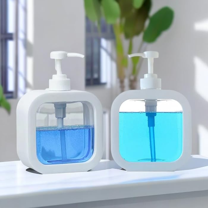 UK-0700 Modern Soap Dispenser Detachable 300 ml for Soap Liquid Laundry 300ml| Bath Accessory Sets| Pump Dispenser| Bathroom Soap Dispensers