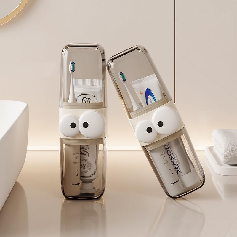 UK-0822 Stylish and Portable Tooth Brush case Cover Travel Wash Cup,Teeth Cleaning Accessories Storage Suit Holder