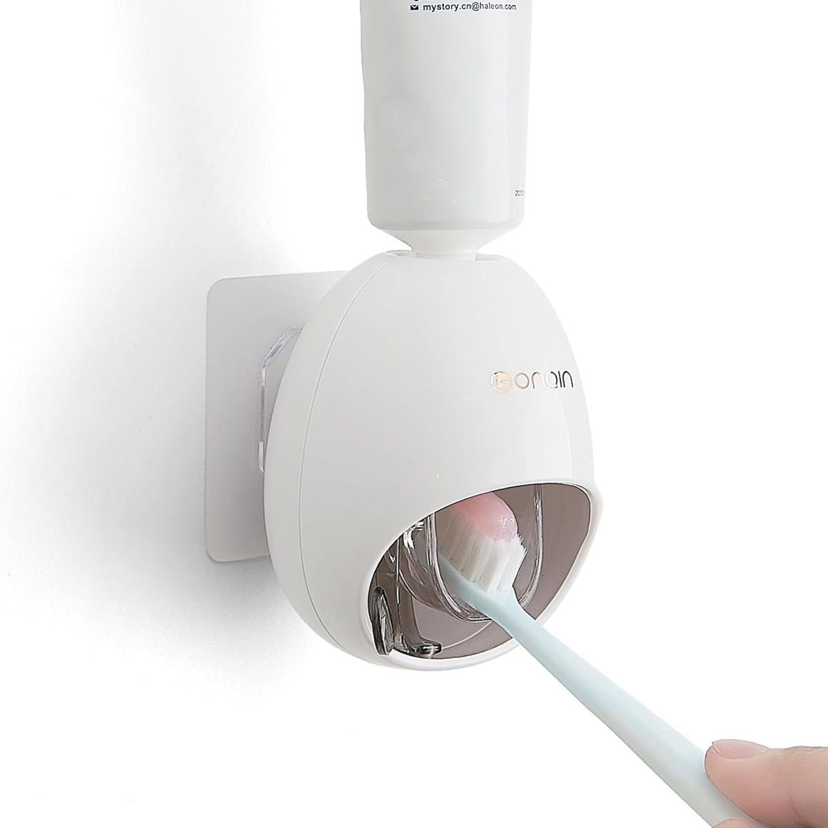 UK-1088 Wall Mounted Automatic Toothpaste Dispenser Organizer, Toothpaste Squeezer for Boy & Girl, Adults, Bathroom, Multicolor( 1pc )