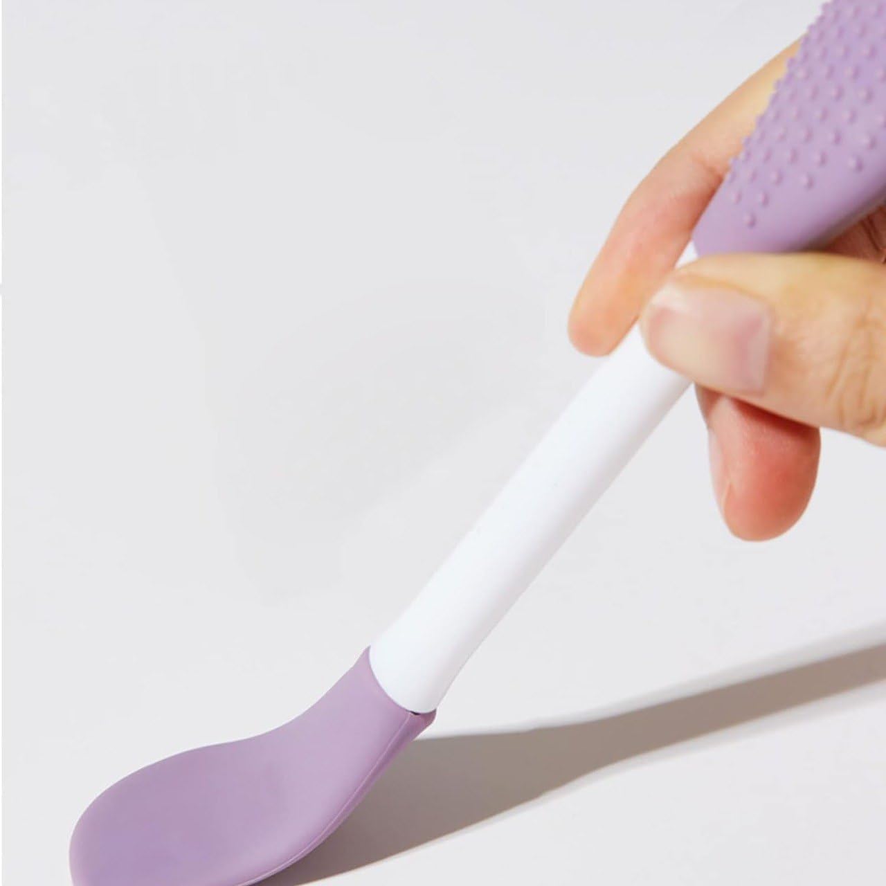 UK-0356 Beauty Silicone Face Mask Applicator Makeup Brush Double-Ended Facial Mask Brush for Mud, Clay, Charcoal Mixed Mask,Soft Makeup Beauty Brush Tools for Apply Cream, Lotion (1PC Multi Color)