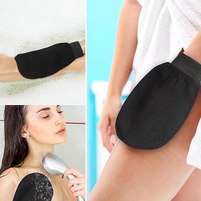 UK-0857 Dead Skin Gloves for Dead Skin Bath Scrub Glove Body Whitening Body Exfoliator Mitt