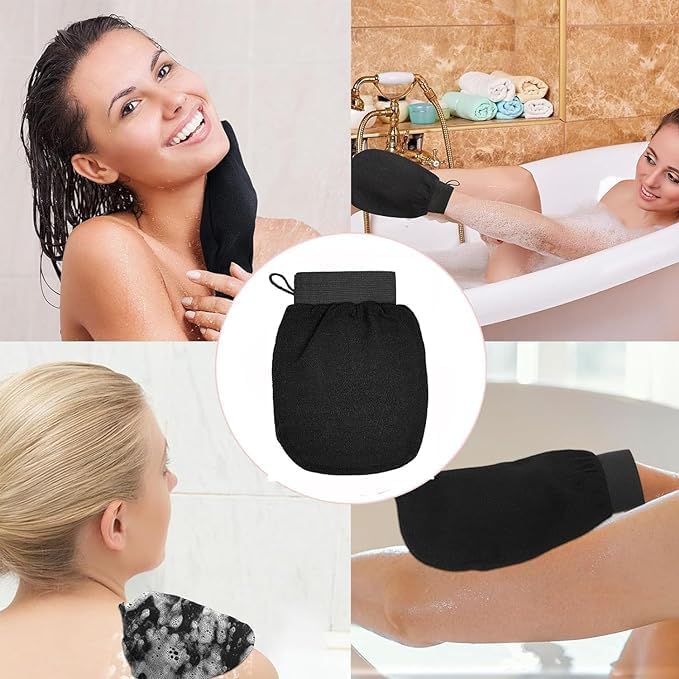 UK-0857 Dead Skin Gloves for Dead Skin Bath Scrub Glove Body Whitening Body Exfoliator Mitt