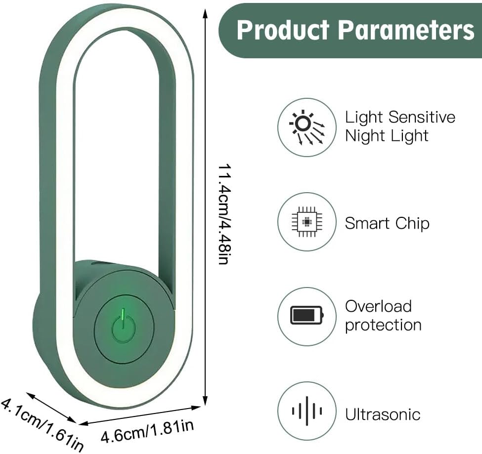 UK-0138 Mosquito Lamp USB, Ultrasonic Pest Control with LED, Mosquito Killer Indoor, Mosquito Killer Lamp for Indoor Spaces, Ultrasonic Mosquito Killer for Attracting Fruit Flies