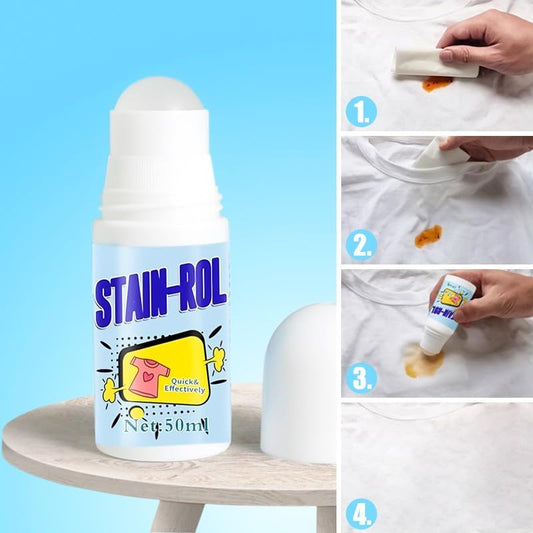 UK-0742 Clothes Stain Remover Roll Bead Design, Stain Remover Roller-Ball Cleaner, Portable No-Wash Instant Stain Remover Pen for Clothes And Fabric, Removes