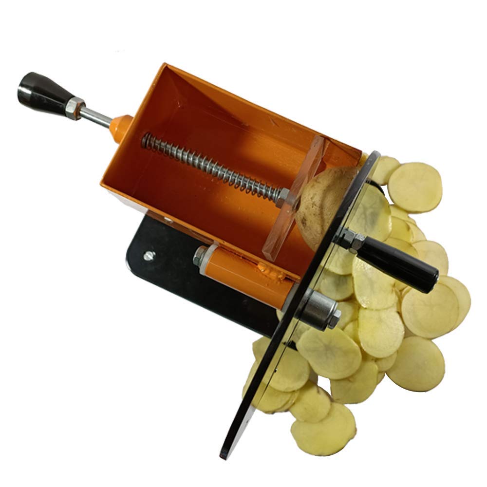uk-0352 Potato Wafer/Chips Maker ll Potato Chips & Onion, Veggie or Fruit Manual Slicer with Finger Vegetable Peeler