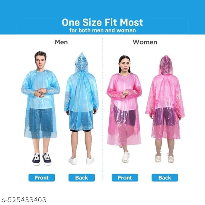 UK-0894 Rain Ball, Refill Rain Card for Emergency Use Waterproof with Smallest Pocket Size | Raincoat For Traveling And Outdoor Activities| Free Size