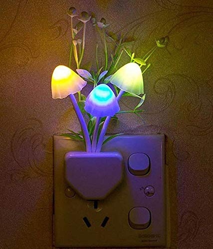 UK-0129 Mushroom Lamp Automatic Sensor Light Multi-Color Changing Best Night Avatar LED Bulbs