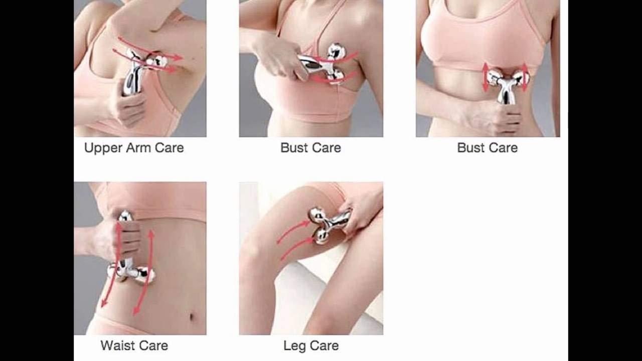 UK-0140 3D Manual Roller Massager 360 Rotate Roller Face Body Massager For Skin Lifting, Wrinkle Remover and Facial Massage, Relaxation and Skin Tightening Tool